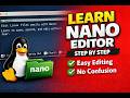 Nano Editor Tutorial for Beginners | Linux Text Editing Made Easy (Hindi)