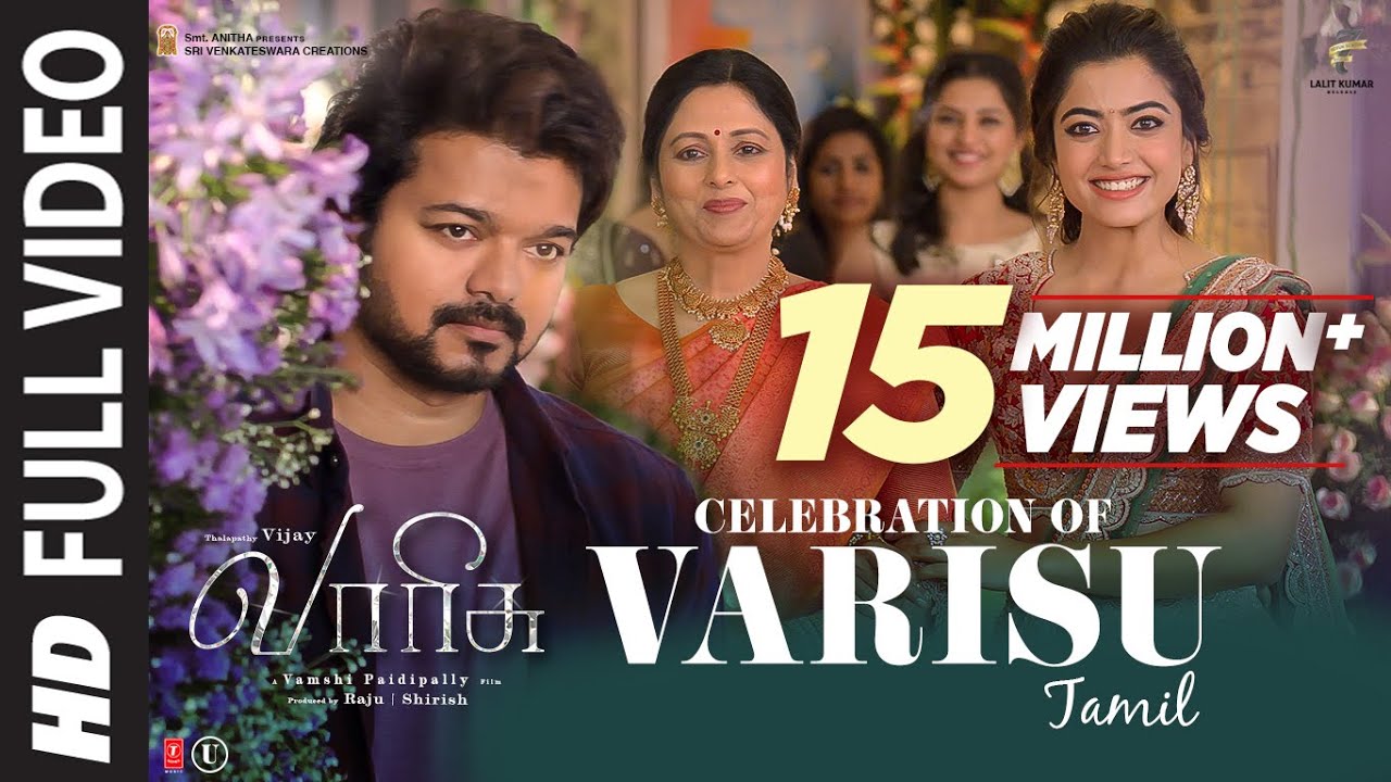 Full Video Celebration Of Varisu  Varisu  Thalapathy Vijay Rashmika Mandanna  Thaman S