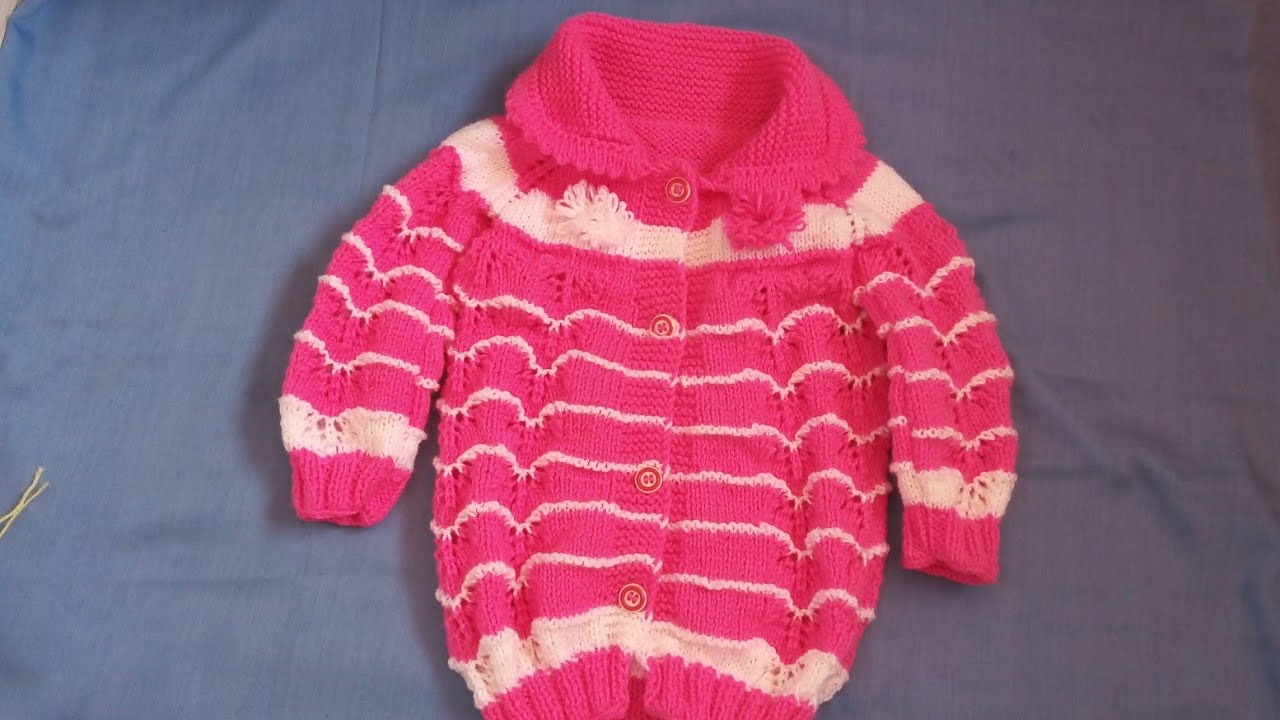 Tuto Brassiere Top Down Pour Bebe Au Point Ajoure Gilet Au Tricot 0 10 Mois 1 4 Youtube