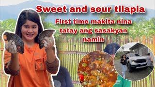 Nagluto kami ng Sweet and Sour Tilapia | First time ni Nanay makita ang sasakyan nakakaiyak talaga