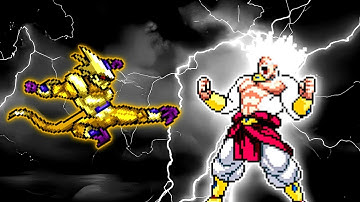 Cooler V4 (all form) (New) VS Limit Break Broly SSJ4 V2 in Jump Force Mugen