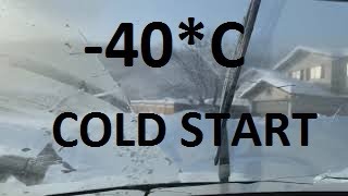 Extreme car cold start compilation #21 -40*C Siberia Russia | Odpalanie samochodu na mrozie -40