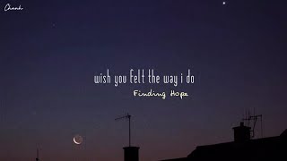[Vietsub + Lyrics] wish you felt the way i do - Finding Hope