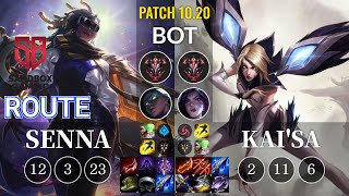 SB Route Senna vs Kai'Sa Bot - KR Patch 10.20