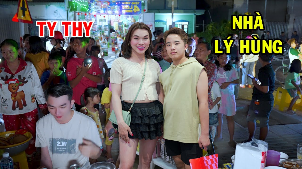 Ty Thy ghé thăm nhà Lý Hùng và Đen Vâu - Ty Thy Vlog Gỏi đu đủ