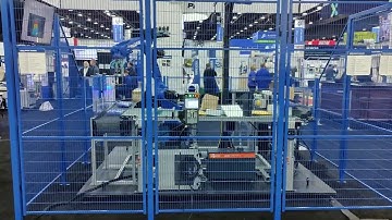 Automate 2023 - Yaskawa Motoman - Parcel Induction with GP12, Zivid and Fizyr