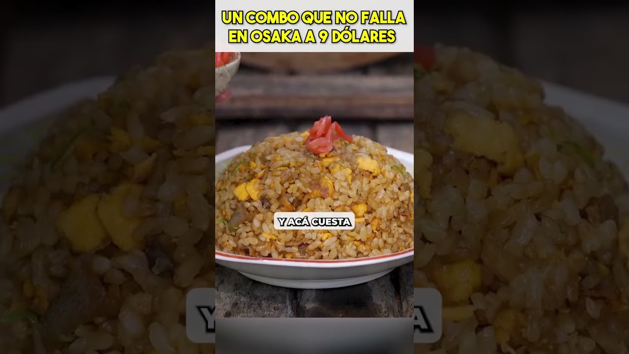 ¡El combo infalible de comida barata en Osaka por 9 dólares!