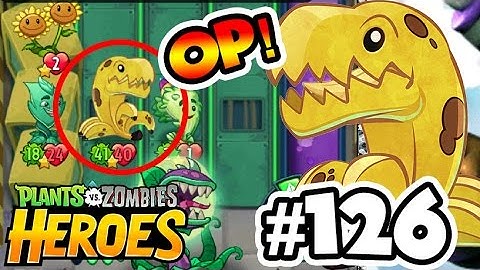 Plants vs Zombies Heroes Epic Walkthrough 126 - The Bananasaurus Rex - OP!!!