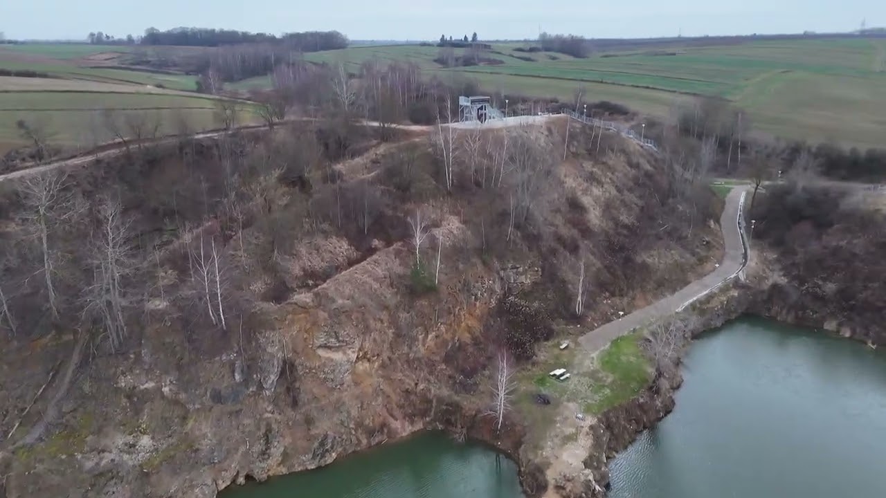 Zbiornik Karwów z lotu ptaka