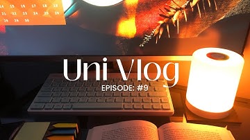 Study Vlog | library session | Open University | Tutorials | cosy evenings