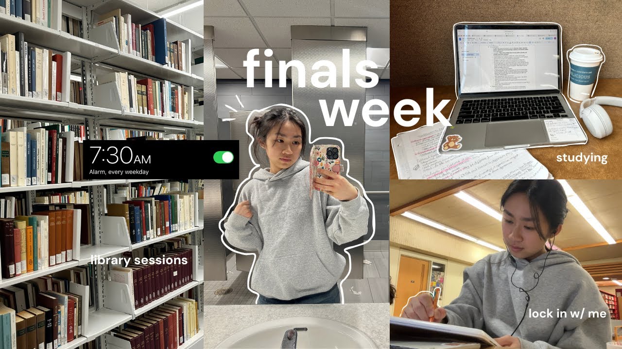 Неделя экзаменов в колледже 💻👩‍💻 написание рефератов, совместная учеба, посещение библиотеки