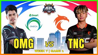 OMEGA VS TNC | GAME 1 | REGULAR SEASON WEEK 7