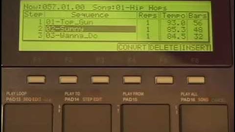 AKAI MPC1000 Instructional DVD Lesson: Song Form