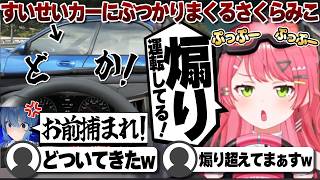 【コメ付き】星街すいせいに煽り運転するさくらみこ【ホロライブ/さくらみこ/切り抜き】 #さくらみこ