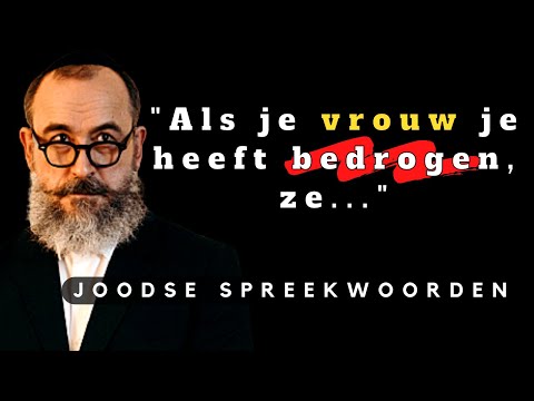 Video: Joodse spreekwoorden en gezegden