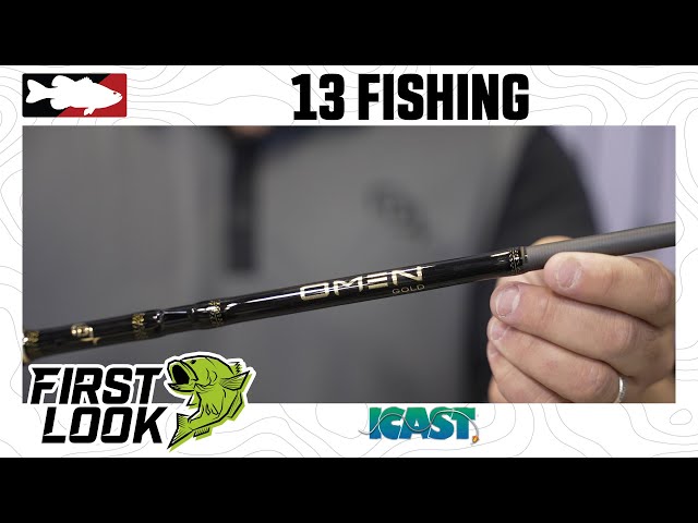 13 Fishing Omen Gold Spinning Rods with Ricky Teschendorf