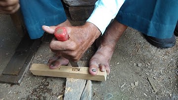 Finishing a Hole Mortise and Tenon joint using Chisel