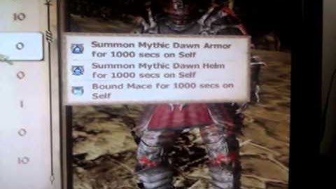 A few console commands for oblivian