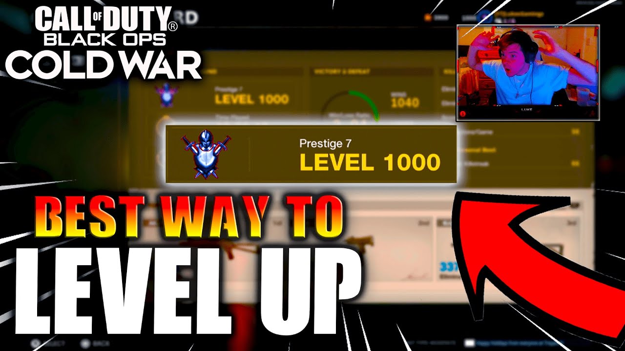 BEST WAY TO RANK UP IN COLD WAR SEASON 1 (FASTEST WAY TO LEVEL UP TO LEVEL 1000) BLACK OPS COLD WAR