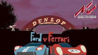 Assetto Corsa Ford vs Ferrari - Le Mans 1967 Map/Mod Trailer / PureSound with Cinematic Track Cams