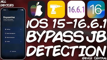 RootHide Jailbreak Update Fix Jailbreak Detection In Apps! Better Tweak Performance! iOS 15 - 16.6.1