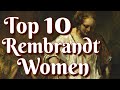 Rembrandt women oil painting portrait art &amp; artist close up brushstroke secret- Old Master Technique