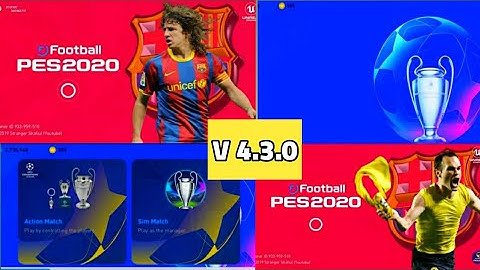 New Patch UCL V 4.3.0 Iconic Moment Screen PES 2020 Mobile
