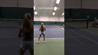 Girl Casually Destroys Boy