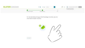 Registrierung bei Mein ELSTER