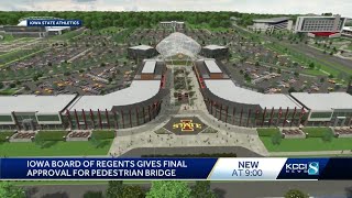 Construction of pedestrian bridge near Jack Trice stadium has been approved