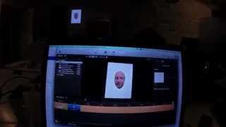 projection mapping - face mask - test