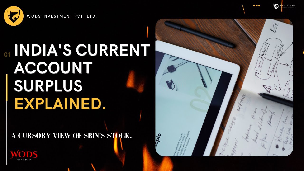 India's Current Account Surplus Explained & a cursory view of State bank of India’s stock| WODS