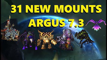 31 NEW MOUNTS IN ARGUS 7.3 & WHAT WE KNOW ABOUT THEM
