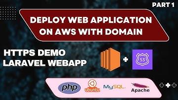 Deploying the web application with full domain setup on AWS | Laravel PHP + Mysql + Apache2 | Part 1