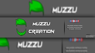 How to make youtube chnnle art | FB Cover| -Muzzu Creaton-