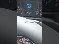 2015 - 2019 Ford Transit How to reset oil maintenance notification