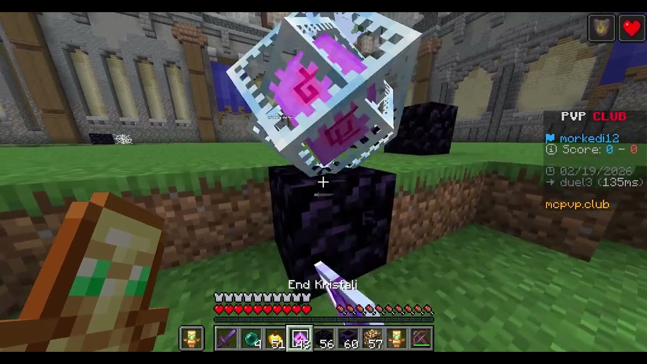 Minecratta pvp oynadım