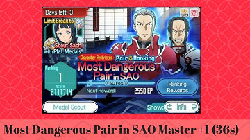 [SAO: Memory Defrag] Most Dangerous Pair in SAO Master +1 (36s)