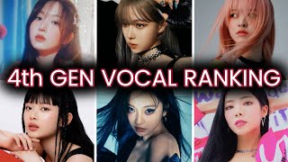 Brutally Ranking Vocalists Of 4th Gen Kpop Girl Groups