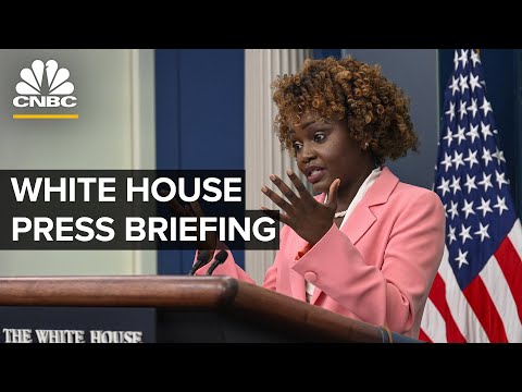 White House press secretary Karine Jean-Pierre holds a briefing with reporters — 11/20/23 Episode cover