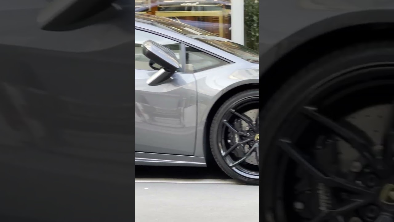 Lamborghini Huracan: The Grey Beast with V10 Thunder in Zurich