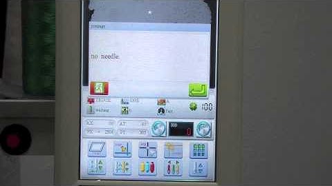 How to fix No Neelde error | Redline Embroidery Machine