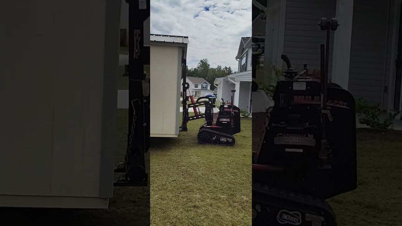 Remote control heavy lifter - Shed delivery