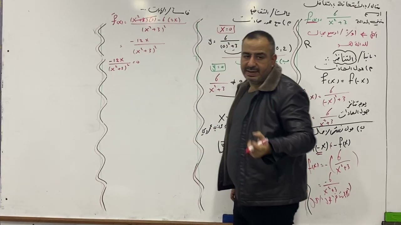 الفصل الثالث رسم الدالة الكسرية 