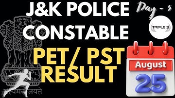 J&K Police Constable PET/PST Day 5 Results OUT! Check the List of Qualified Candidates Now! 🚨
