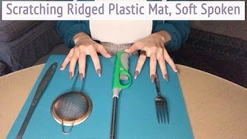 ASMR * Plastic Textured Mat & Kitchen Gadgets * Fast Tapping/Scratching * Soft Spoken * ASMRVilla