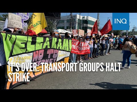 It’s over: Transport groups halt strike