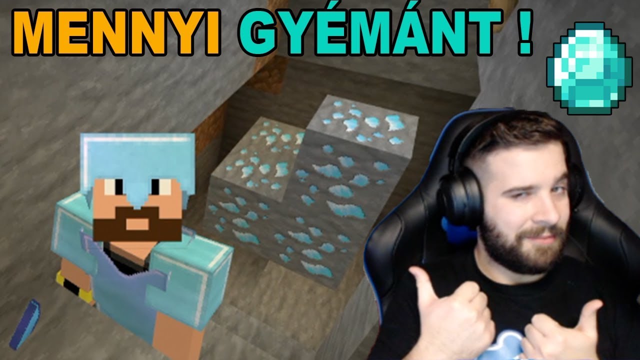 MEGTALÁLTAM AZ ÖSSZES GYÉMÁNTOT A MINECRAFTBAN 😂 | KIVISSZÜK A MINECRAFTOT