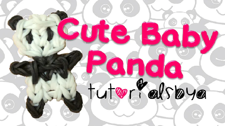 NEW Cute Baby Panda Rainbow Loom Charm/Figurine Tu...