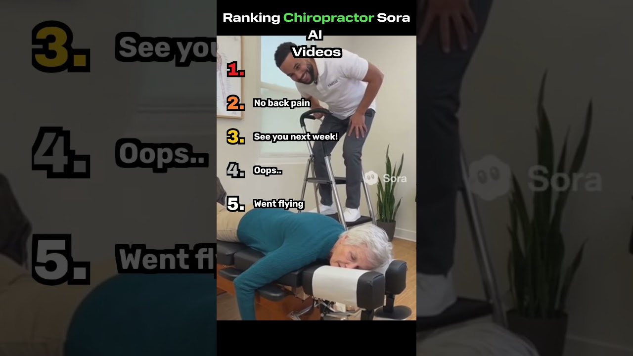 Ranking Best Chiropractor Sora AI Videos 